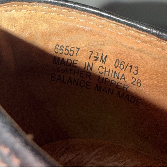 Clarks Town Cloak Black Leather Mary Jane Pumps Block Heel Lace Up Size 7.5 - Picture 11 of 15